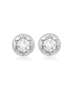 The Rose Bud Studs- Silver