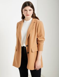 The 365 Semi Stretch Two Button Blazer