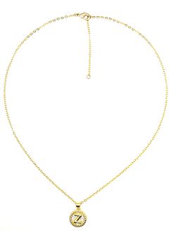 Lustre Initial Necklace