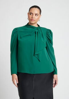 Plus Size Draped Tops