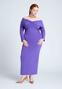 Off Shoulder Maxi Dress