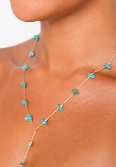 Turquoise Hazel Lariat Necklace
