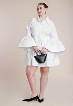 Plus Size Polished Cotton Dresses