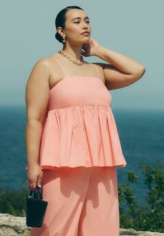 Peplum Cami Top
