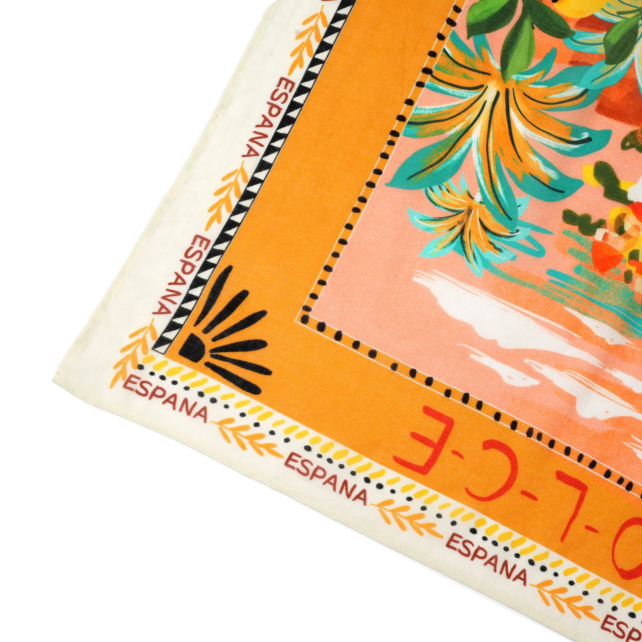 Dolce Farniente Espa&ntilde;a Bandana - Mustard, ORANGE, alternate image number 1