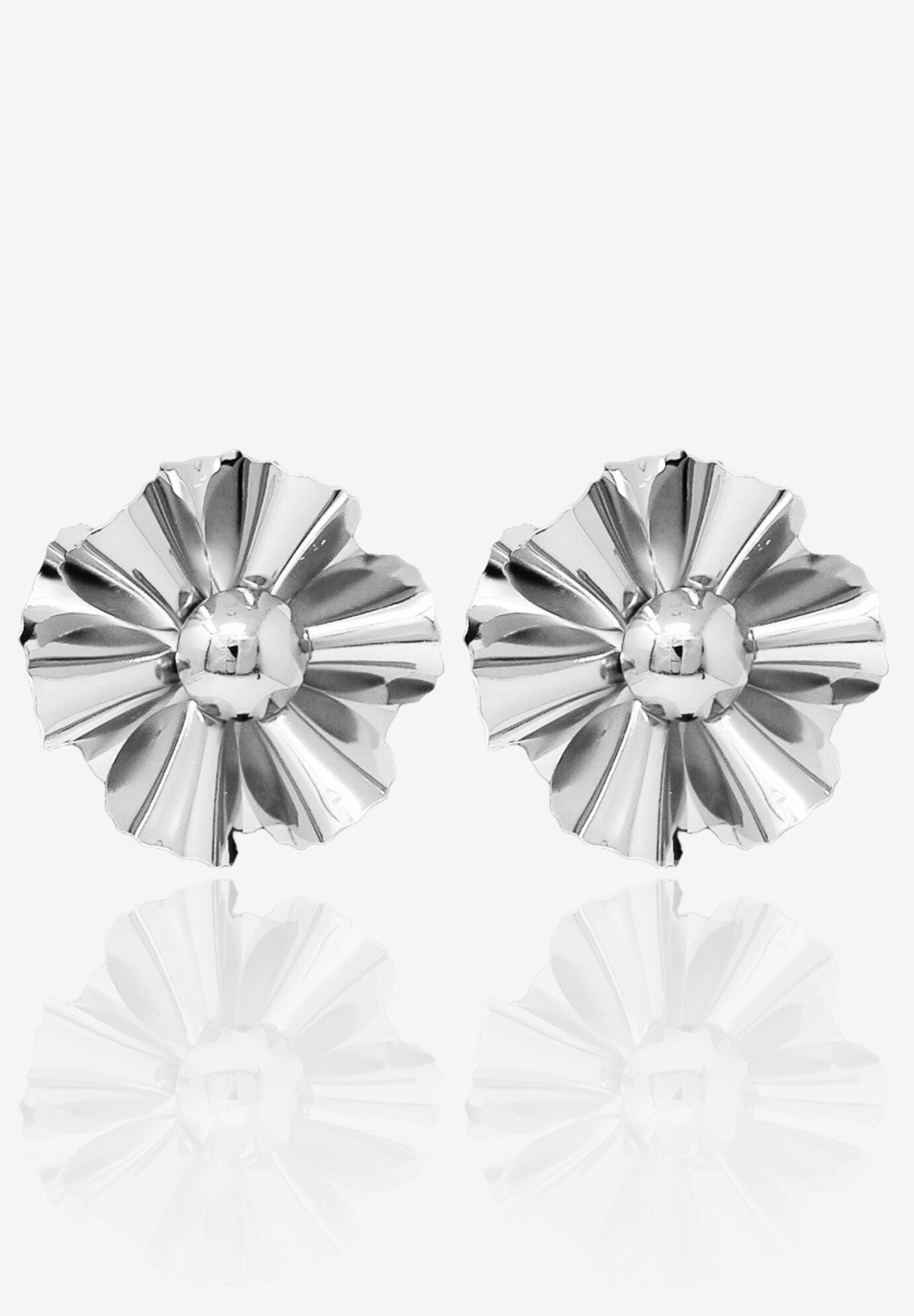 Poppy Earrings, SILVER, hi-res image number 0