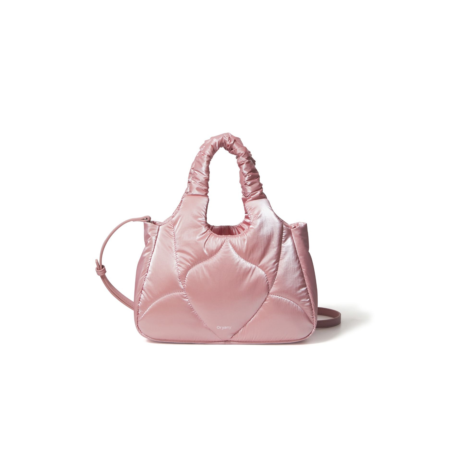 Half Moroccan Padding Crossbody Medium Satchel, DUSTY PINK, alternate image number 1