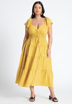 Ruffled Tiered Maxi Dress