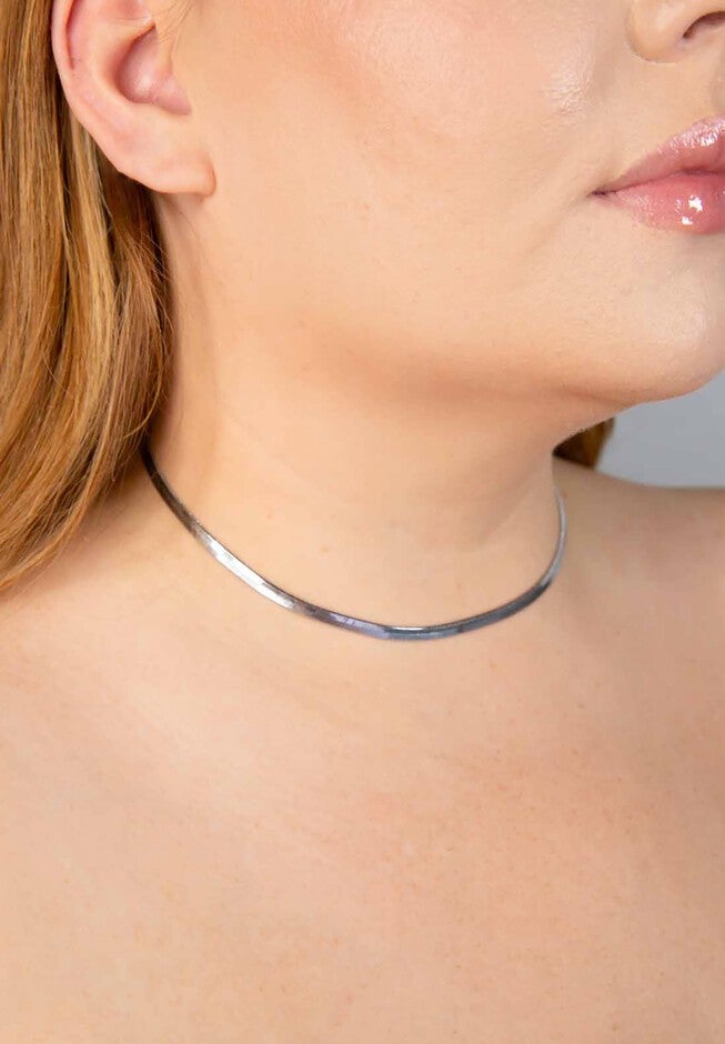 Lennox Mini Silver Necklace, , on-hover image number null
