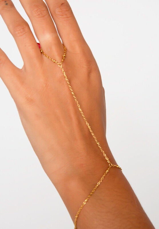 Jan Hand Chain, GOLD, alternate image number 1
