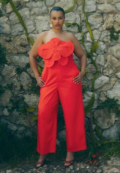 Plus Size Rompers With Pockets