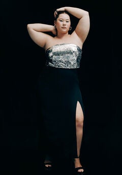 Plus Size Sequin Prom Dresses