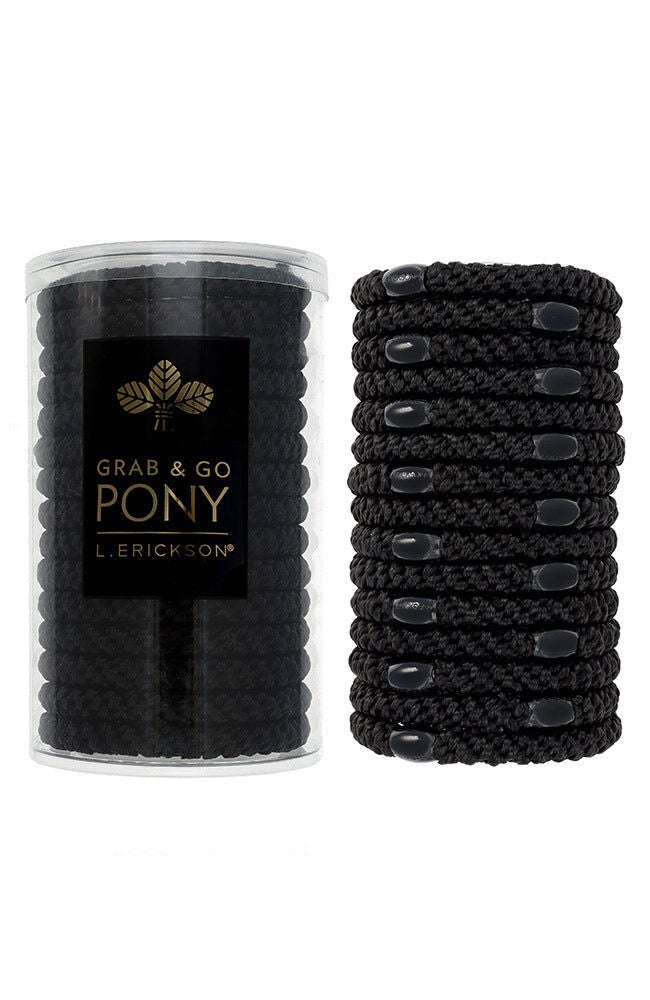Grab & Go Pony Tube, BLACK, hi-res image number 0