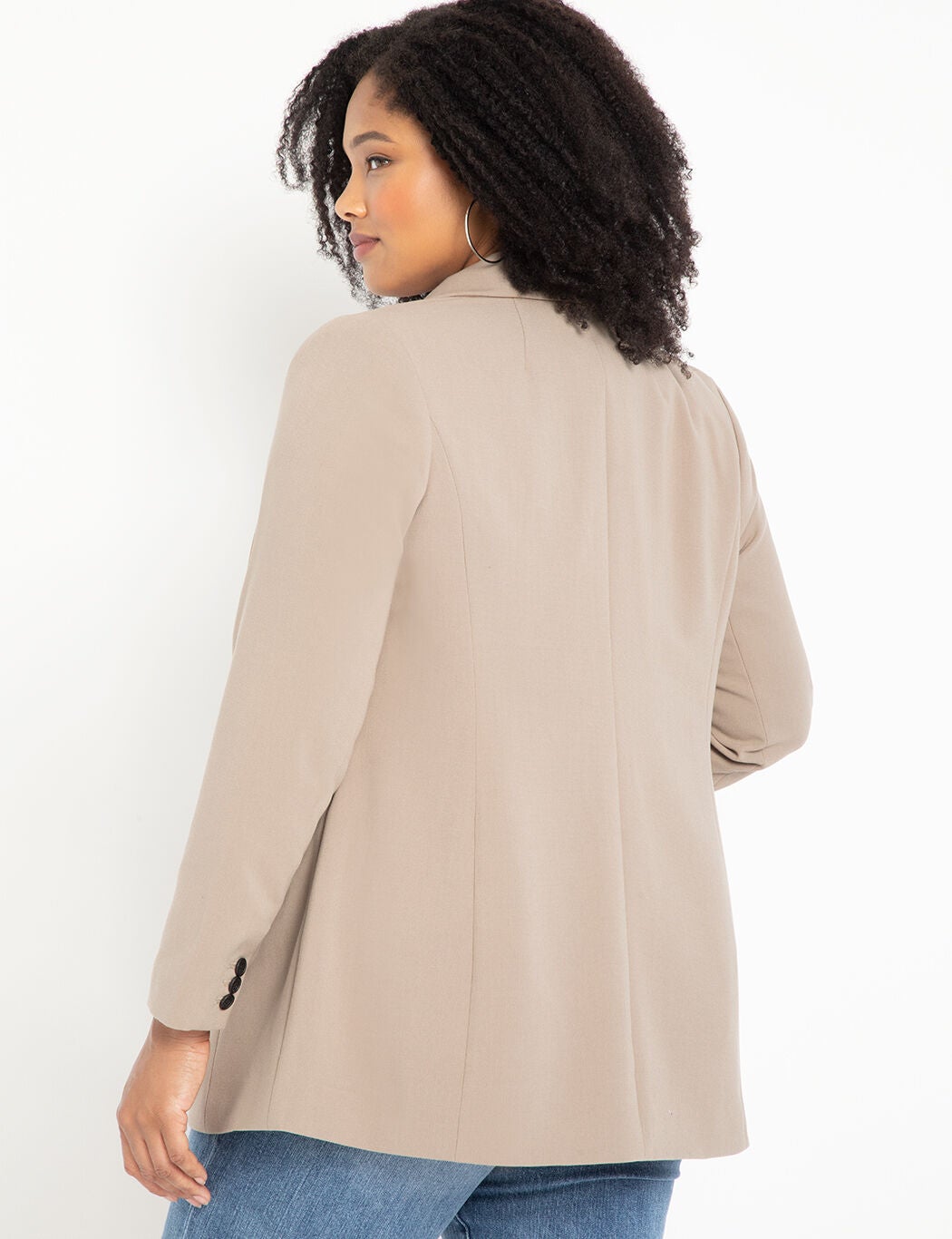 The 365 Semi Stretch Two Button Blazer, DESERT TAUPE, on-hover image number 1