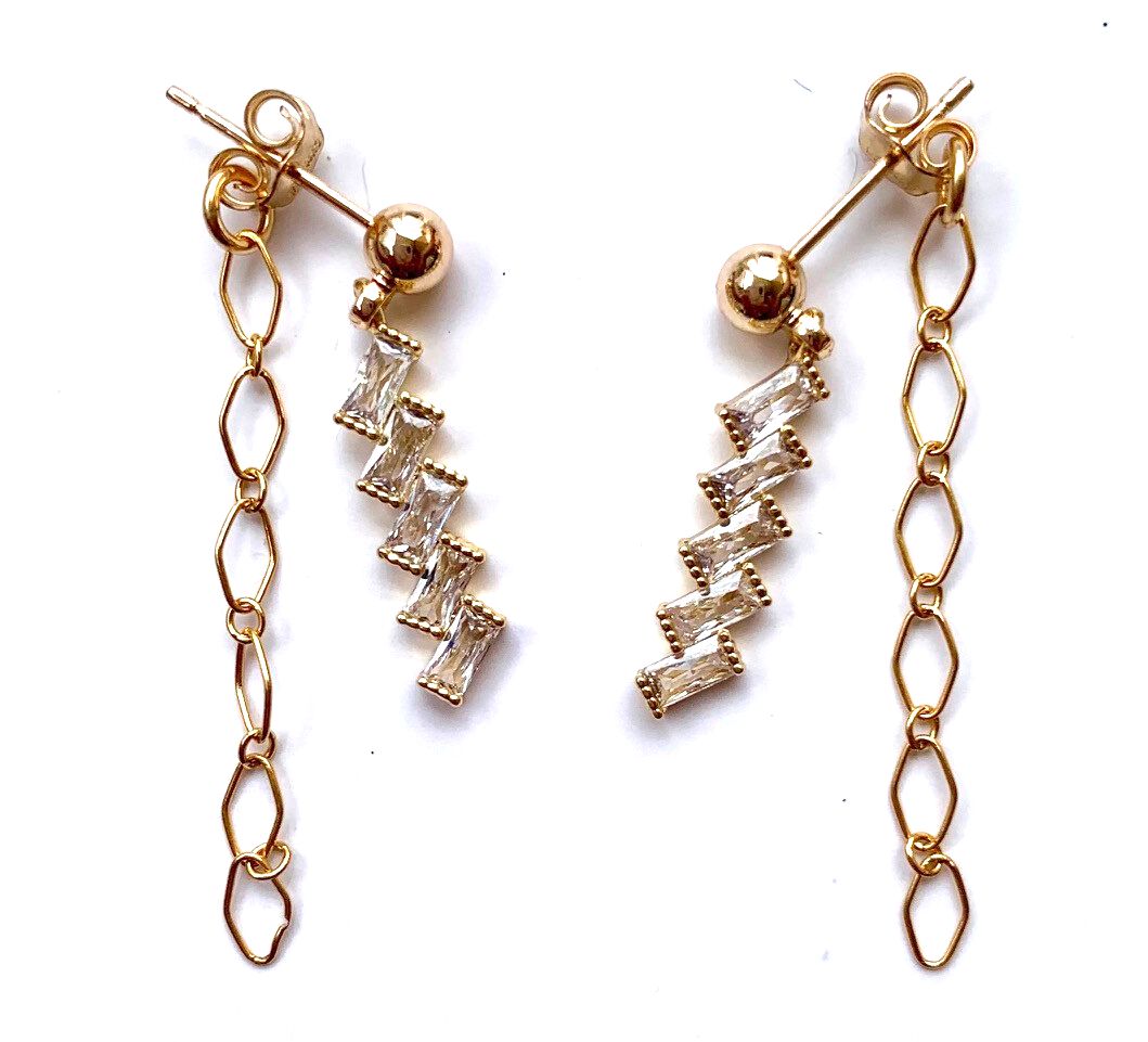 Stud Double Chain, GOLD FILLED, hi-res image number 0