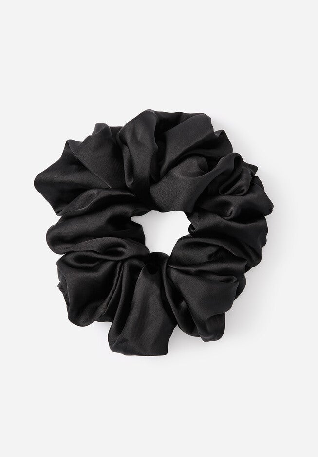 Large Scrunchie, BLACK, hi-res image number null