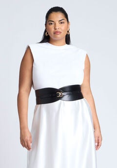 V Shape Wide Waist Belt