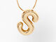Pippa Bubble Initial Pendant, S, alternate image number 1