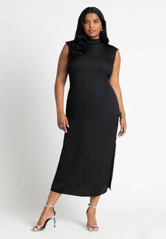 High Neck Column Dress