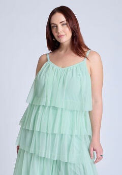 Tulle Ruffle Cami