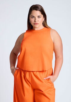 Plus Size Orange T-shirt