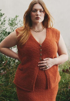 Fuzzy Sweater Vest
