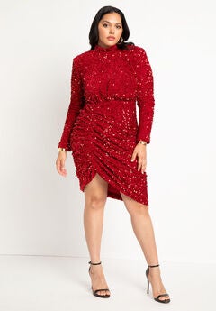 Plus Size Ruched Dresses