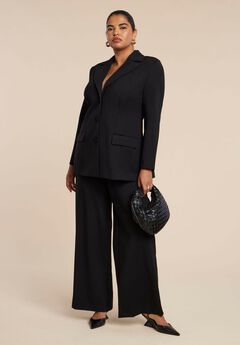 The Ultimate Stretch Wide-Leg Work Pant