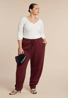 Barrel Leg Sweatpant