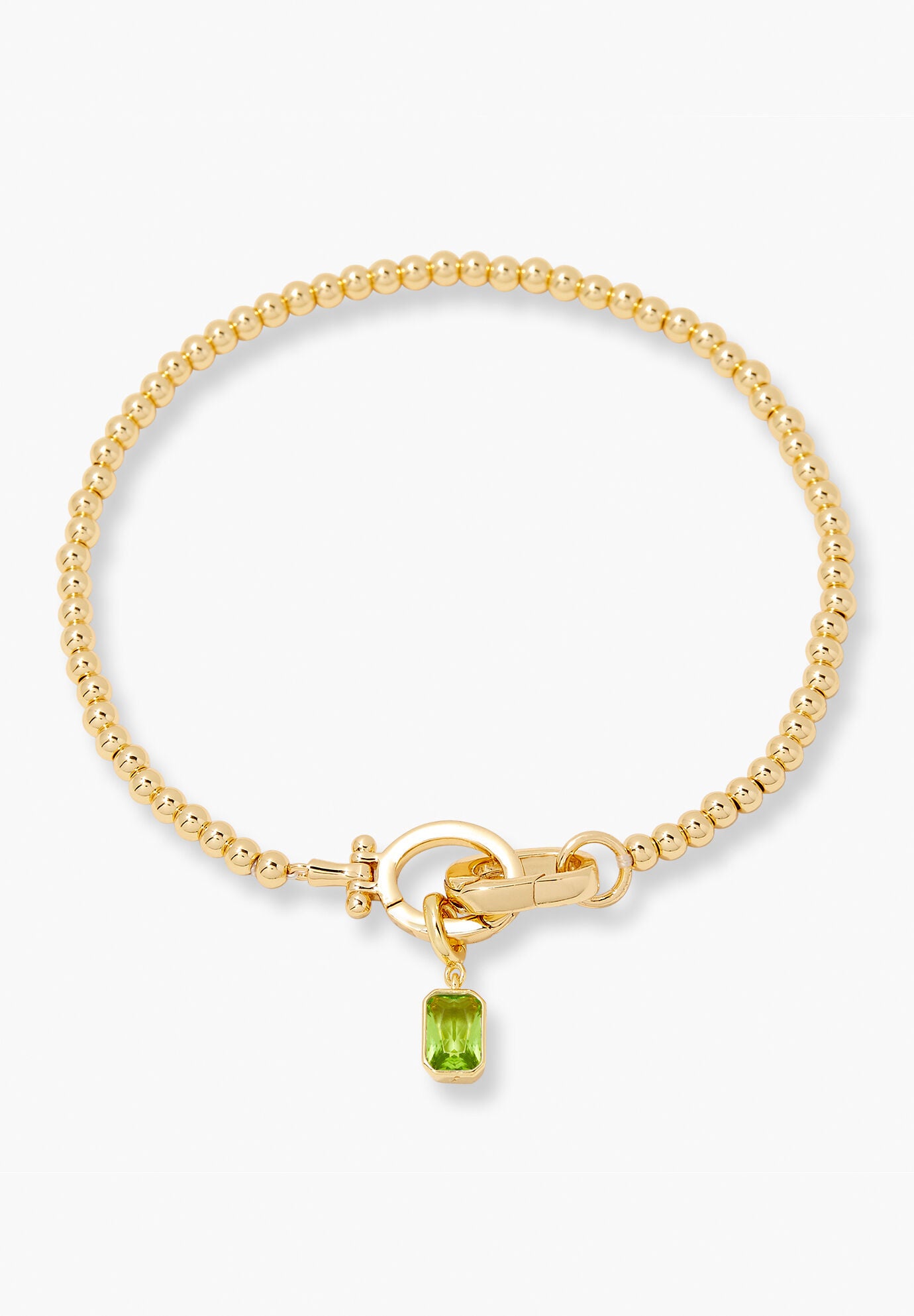 Mackenzie Gold Birthstone Bracelet, AUGUST, hi-res image number 0