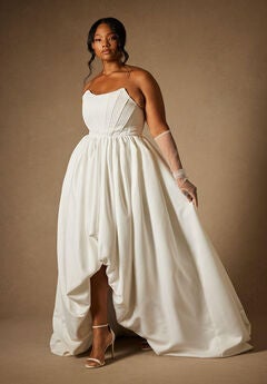 Bridal by ELOQUII Corset Gown With Bubble Skirt