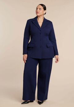 The Ultimate Stretch Wide-Leg Work Pant
