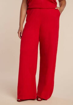 Knit Wide Leg Sweater Pant