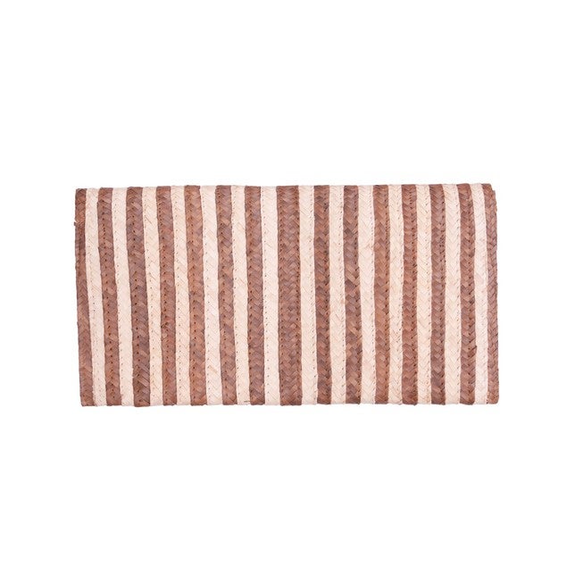 Brooke Small Clutch, CREAM BROWN, on-hover image number 1
