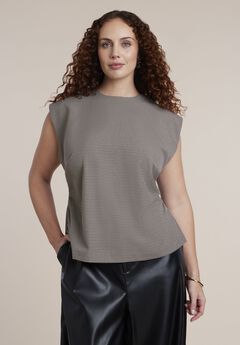 Houndstooth Sleeveless Top