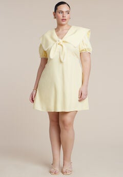 Sailor Collar Mini Dress