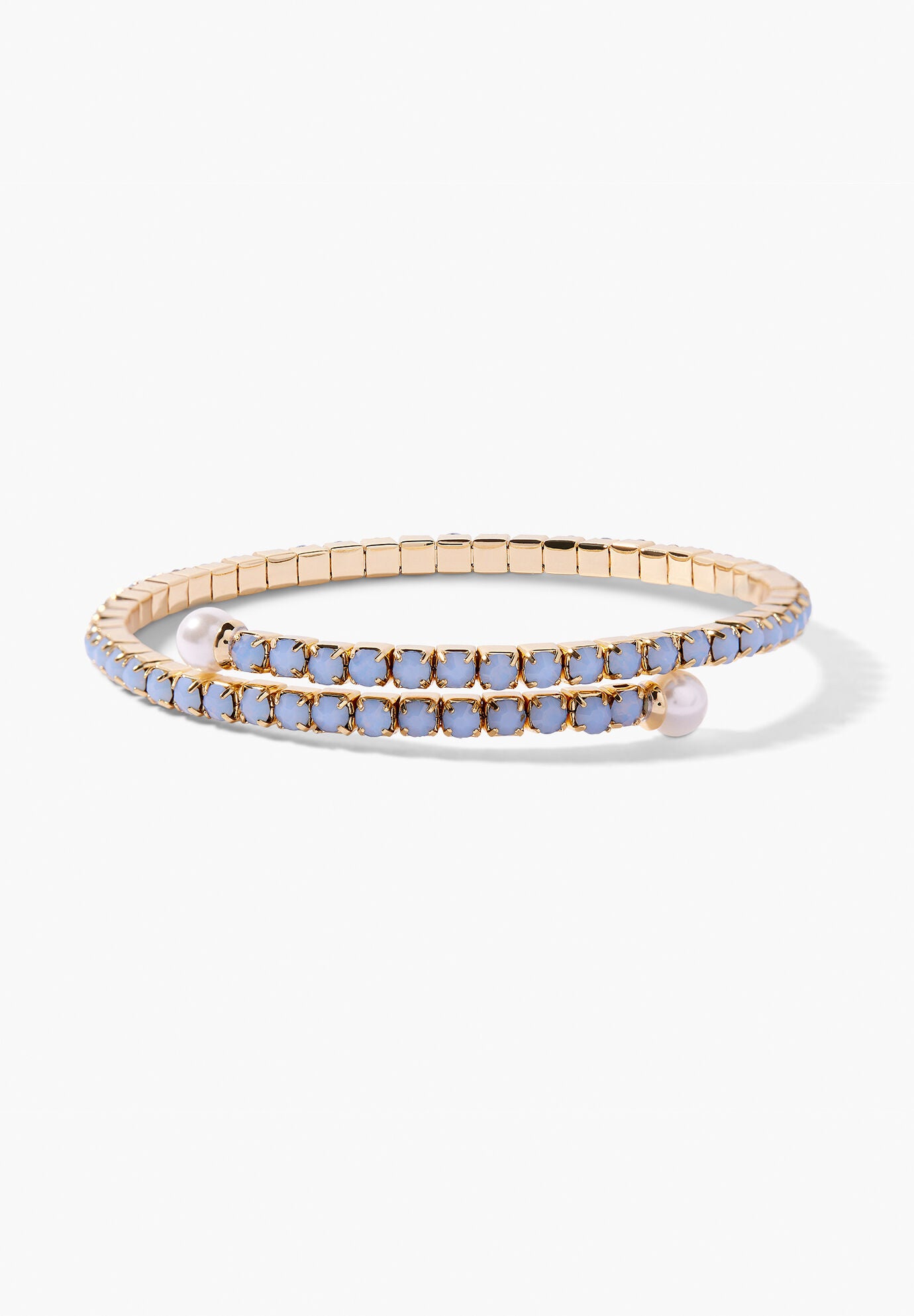 Isabella Opal Coil Tennis Bracelet, BLUE, hi-res image number 0