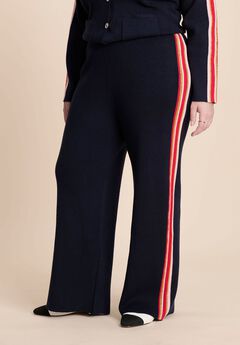 Side Stripe Sweater Pant