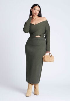 Sweater Column Skirt