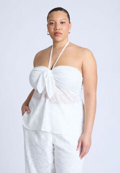 Neck-Tie Halter Top