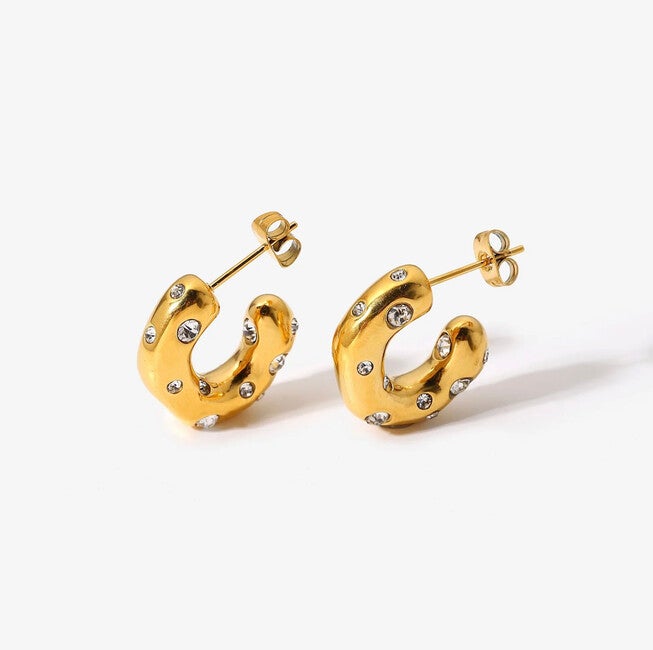 Ariana Earrings, GOLD, hi-res image number 0