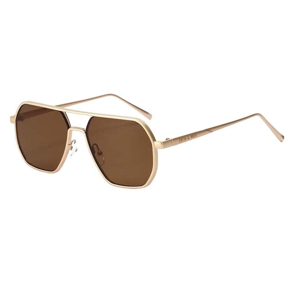Nola Polarized Sunglasses, BROWN GOLD, alternate image number 1