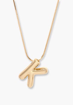 Pippa Bubble Initial Pendant