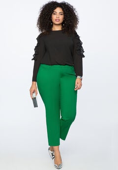 Green Capri Pants