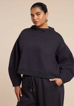 Funnel Neck Sweatshirt