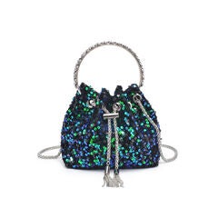 Starsha Sequin Bucket Evening Bag