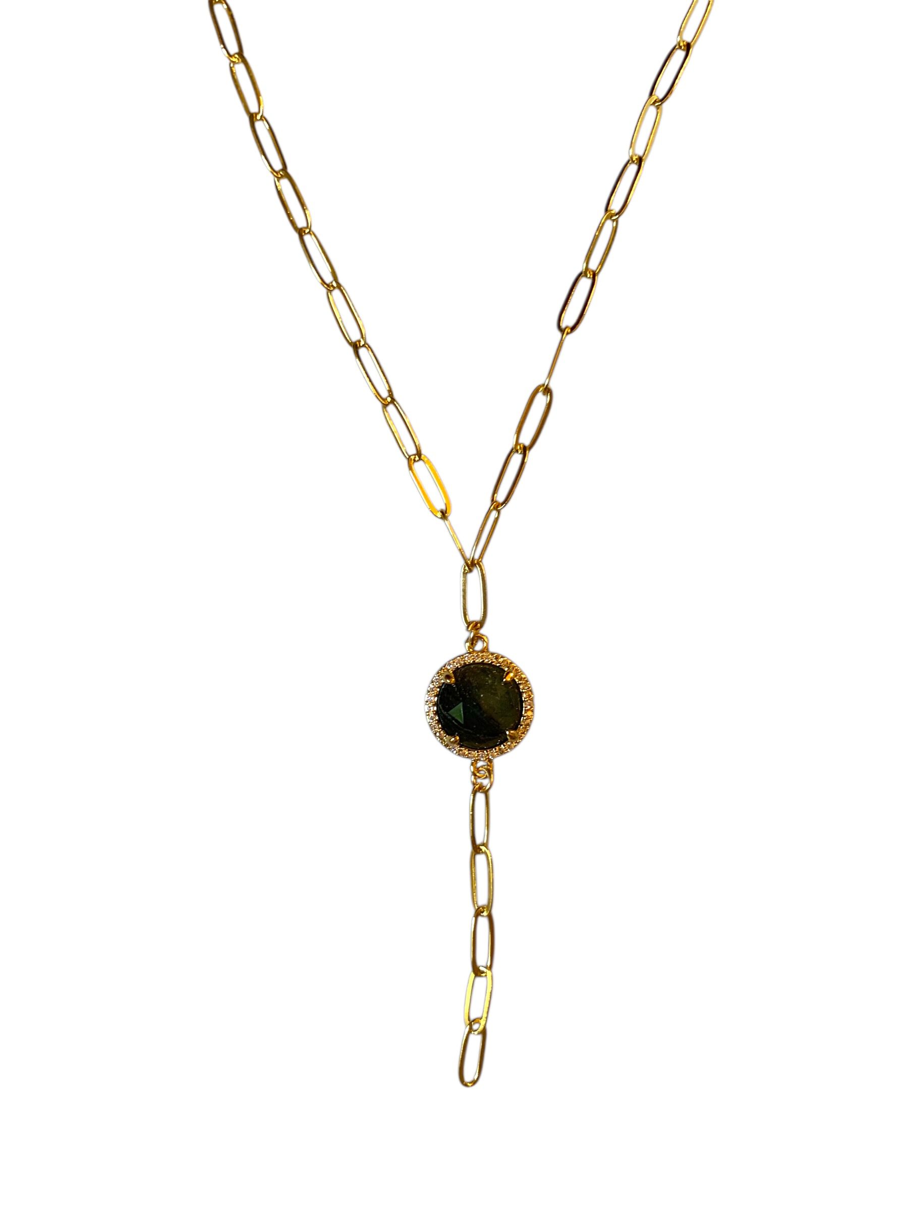 Dark Luxe Lariat, GOLD FILLED, hi-res image number 0