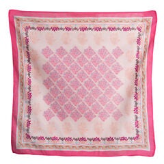 Dahlia Floral Bandana - Rose Pearl
