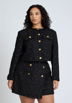 Cropped Tweed Jacket
