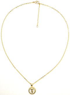 Lustre Initial Necklace